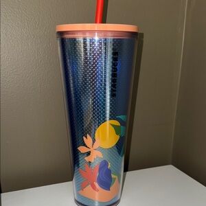 Starbucks Blue and Green Drinkware Tumbler